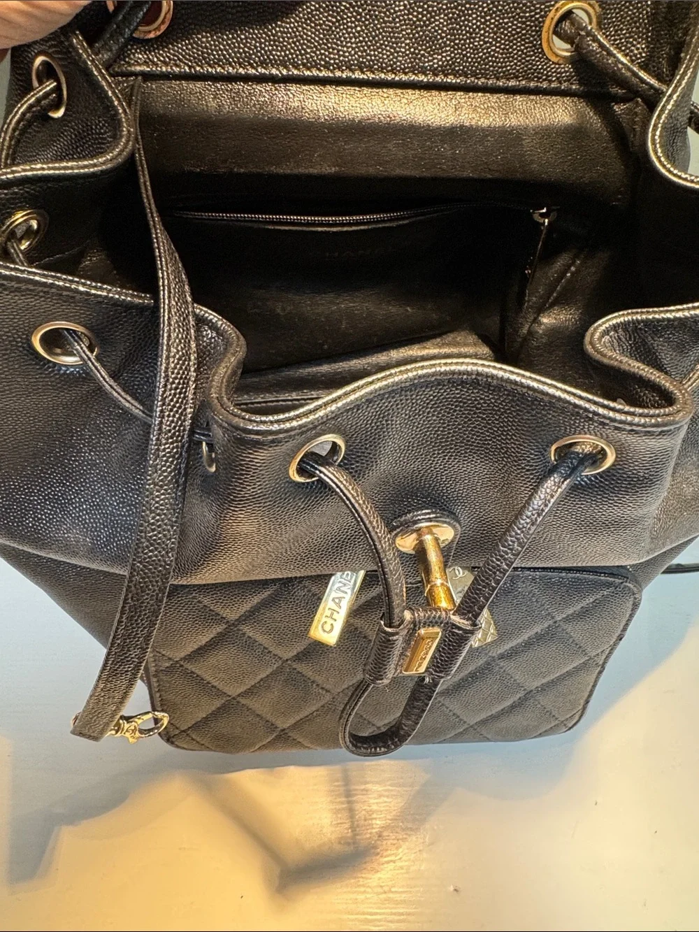 CHANEL affinity backpack